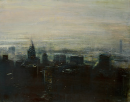417.  ALEJANDRO QUINCOCES (Bilbao, 1951)“La ciudad negra”.