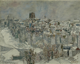 428.  AGUSTÍN REDONDELA  (Madrid, 1922 - 2015)“Ávila”, 1971.