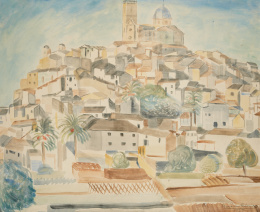 802.  BENJAMÍN PALENCIA (Barrax, 1894 - Madrid, 1980)“Altea”, 1927.