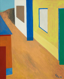887.  LUIS PALMERO (Tenerife, 1957)“Casas del Risco”, 1991-93.