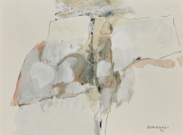 932.  PEDRO GONZÁLEZ (Tenerife, 1927 - 2016)“Figura”, 1991.