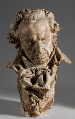 1013.  Según MARIANO BENLLIURE Y GIL (Valencia, 1862 - Madrid, 1947)”Retrato de Goya".
