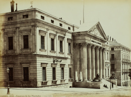 1126.  J. Laurent (1816-1886).  Congreso de los Diputados de Madrid..