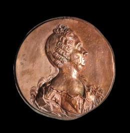 1122.  Jean-Baptiste Nini (1717-86), h. 1760."La Marquise de Vaudreuil*".