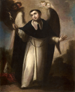 549.  MIGUEL JERÓNIMO ZENDEJAS DE LA PEÑA (Puebla, 1720-1815)San Vicente Ferrer.