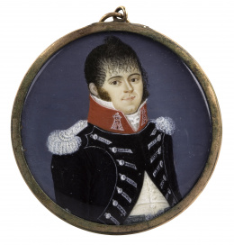 835.  ESCUELA ESPAÑOLA, SIGLO XIXRetrato de capitán.