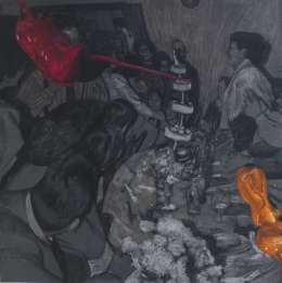 337.  CURRO GONZÁLEZ (Sevilla, 1960)La boda, 2001.