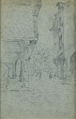 718.  DARÍO DE REGOYOS (Asturias, 1857-Barcelona, 1913)Calle de M