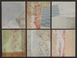 1186.  ANTONIO DE IGNACIO (Palma de Mallorca, 1944)Composición humana, 1988.