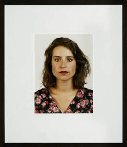 1043.  THOMAS RUFF (Zell am Harmersbach, 1958)“Portrait (C.Pilar)”, 1988.