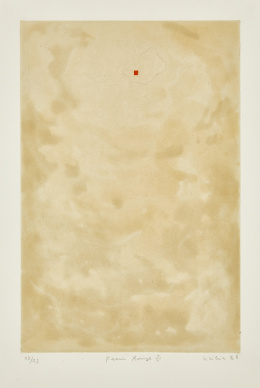 853.  JOSÉ MARÍA SICILIA (Madrid, 1954)“Fleur Rouge III”, 1988.