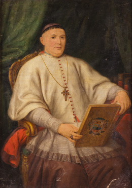 553.  ATRIBUIDO A ANTONIO CARNICERO (Salamanca, 1748 - Madrid, 1814)Retrato de clérigo.
