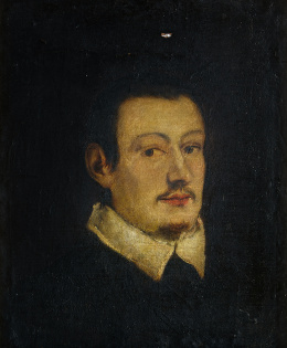 211.  ESCUELA ESPAÑOLA, SIGLO XVII (?)Retrato de caballero..