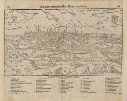 1117.  SEBASTIAN MÜNSTER (1488-1552) Poitiers.