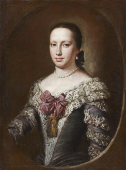 2029.  CLAUDIO COELLO (Madrid, 1642- 1693)“Retrato de dama”Hacia 1690.