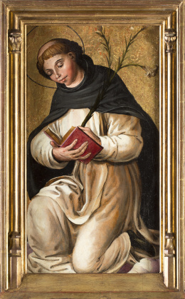 487.  JOAN MONTOLIÚ (Castellón de la Plana, c. 1453 - Tarragona, c. 1529)Santo Domingo de Guzmán, c. 1510.