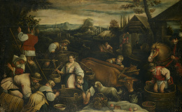 369.  SEGUIDOR DE BASSANO, SIGLO XVIIEl Otoño.