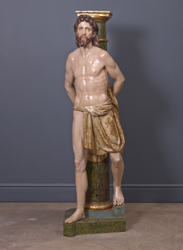 2040.  JUAN DE ANCHETA (Azpeitia, hacia 1533- Pamplona, 1588)“Cristo atado a la columna”.