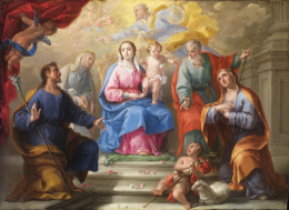 2017.  ANDRÉS DE LA CALLEJA (Urdanta, 1705- Madrid, 1785)“Sagrada Parentela”.