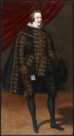 2047.  ESCUELA ESPAÑOLA, SIGLO XVII“Retrato de Felipe IV”.