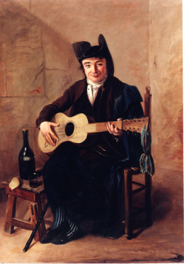 2006.  BARTOLOMÉ MONTALVO (Sangarcía, Segovia, 1769- Madrid, 1846)“El guitarrista”.