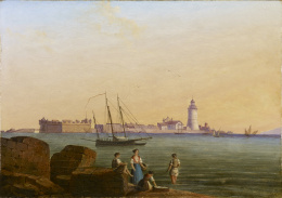 2000.  ANDRÉ RAULIN (activo a comienzos del siglo XIX)“Vista del puerto de Cádiz”“Vista del puerto de Almería”.