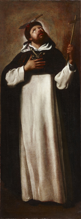2049.  ANÓNIMO ESPAÑOL (siglo XVII)“San Pedro de Verona ““Santo Domingo de Guzmán”.