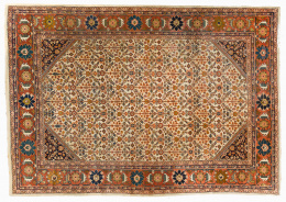 1076.  Alfombra persa Zigler, S.XIX.