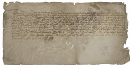 362.  Real Provisión de Enrique IV a favor de su Adelantado y Capitán  Mayor del Reino de Murcia, Pedro Fajardo.Firmado por el rey en Madrid, el 15 de marzo de 1464..