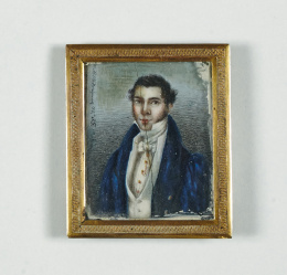 342.  RODRIGUEZ (Escuela española, siglo XIX)Retrato de caballero