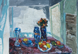 886.  JOAN ABELLÓ (Mollet del Vallés, 1922 - Barcelona, 2008) “Bodegón”, 1973.