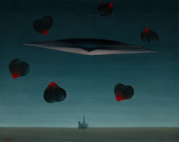 829.  FÉLIX LABISSE (Marchiennes, 1905 - Neuilly-sur-Seine, 1982)“Le dechristianiseur”, 1964.