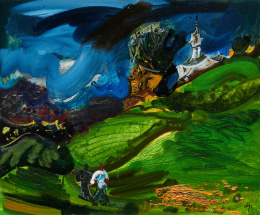 788.  ÁLVARO DELGADO (Madrid, 1922 - 2016)“Recuerdo de Navia”.