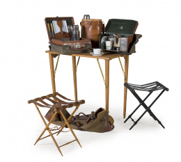 1469.  Set de caza con las iniciales grabadas C.B.Inglaterra, pp. del S. XX..