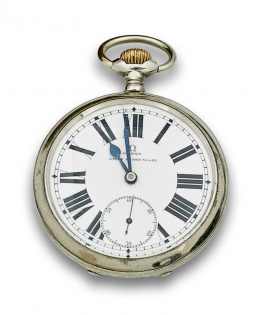 695.  Reloj Lepine Omega en acero pps s XX fabricado para Kirby & Beard and Co.Ltd.4243572.