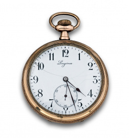 207.  Reloj LONGINES chapado en oro años 30.