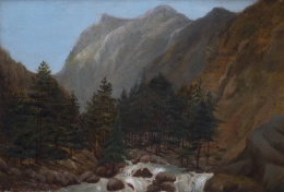 371.  ESCUELA ESPAÑOLA, SIGLO XIXPaisaje