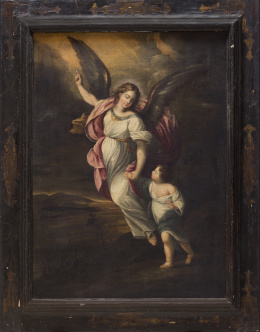 897.  ESCUELA ITALIANA, SIGLO XVIITobías y el ángel.