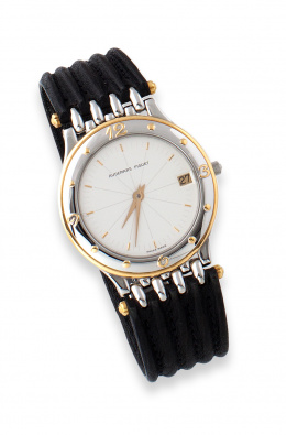 753.  Reloj AUDEMARS PIGUET de caballero en acero y oro de 18K. C35427.