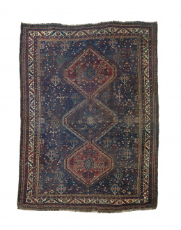 364.  Alfombra tribal Khamseh.Sur de Irán, h. 1900.