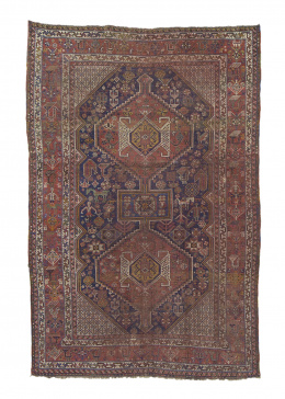 454.  Antigua alfombra tribal, Gasgai, Persia..