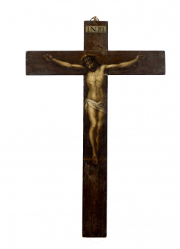 305.  ESCUELA ESPAÑOLA, SIGLO XVIICristo crucificado.