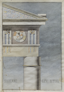 319.  GUILLERMO PÉREZ VILLALTA (Tarifa, 1948)Doricano, 1980.