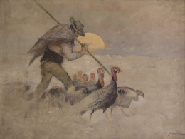 961.  SEGUNDO MATILLA (Madrid, 1862-Teyé, Barcelona, 1937)Pavero