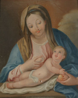 464.  ESCUELA ESPAÑOLA, SIGLO XIXVirgen con el Niño