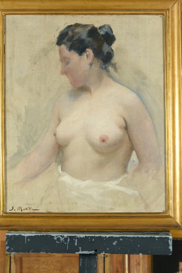 303.  SEGUNDO MATILLA (Madrid, 1862-Teyé, Barcelona, 1937)Desnudo