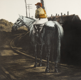 1023.  FERNANDO BELLVER (Madrid, 1954)Historia de una carrera, 1984