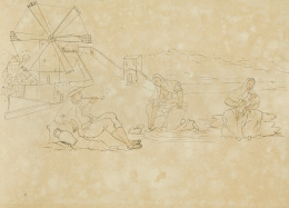 797.  ESCUELA MENORQUINA, SIGLO XIXEscenas costumbristas.