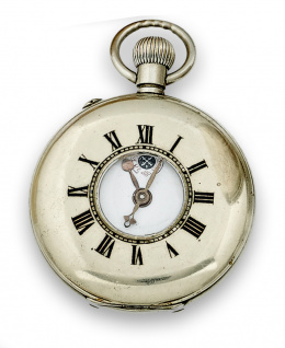 698.  Reloj cazador ROSKPOFF en metal pps s XX.