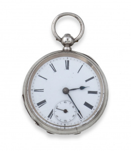 782.  Reloj Lepine en plata de pps s XIX.